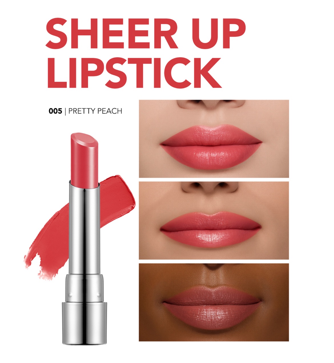 Flormar Sheer Up Lipstick Flormar Sheer Up Lipstick