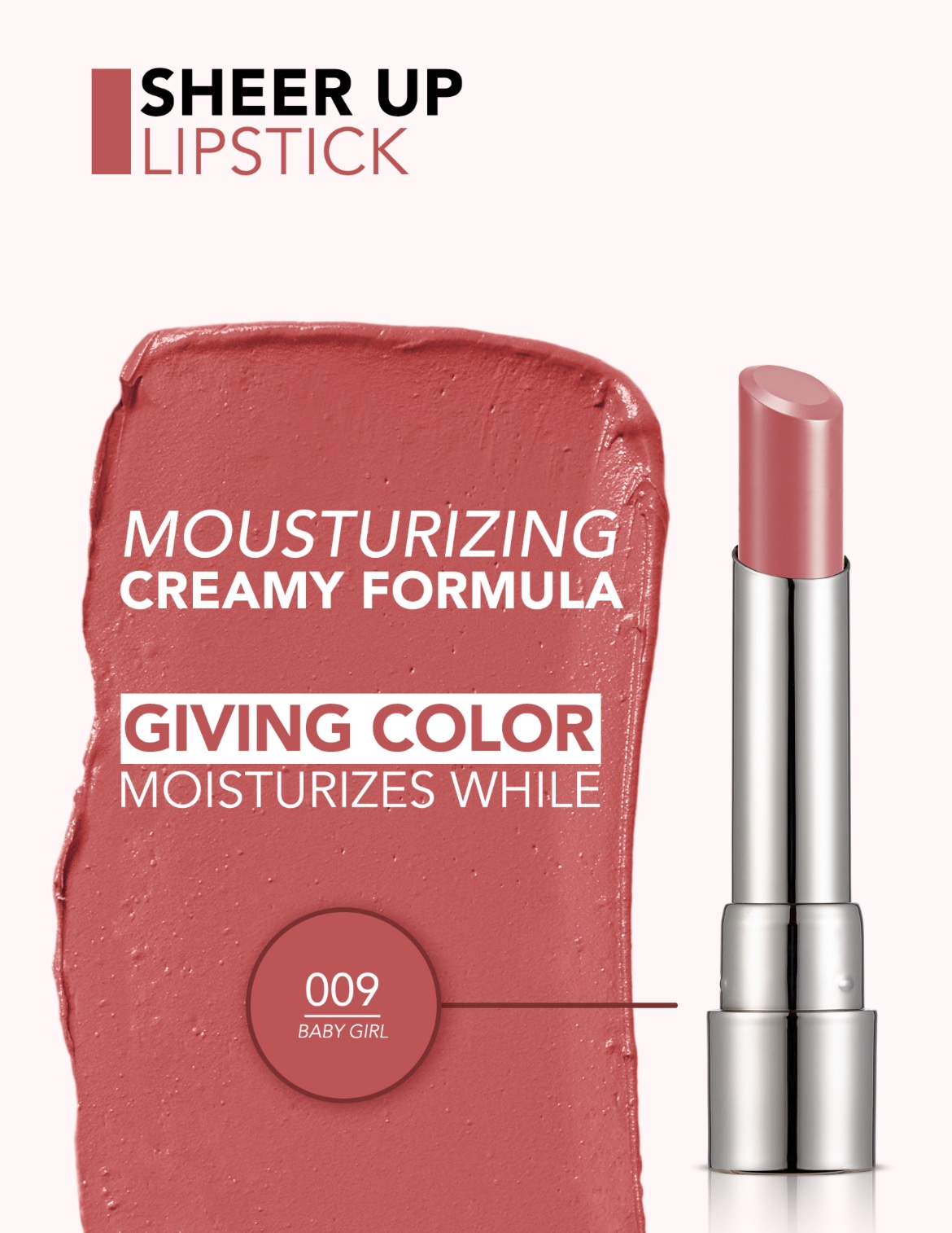 Flormar Sheer Up Lipstick