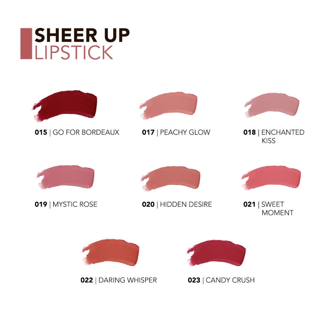 Flormar Sheer Up Lipstick Flormar Sheer Up Lipstick