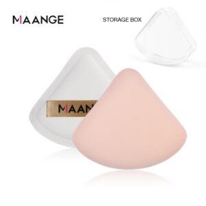 MAANGE Makeup Puff Triangle Avec Boite 1 Pièce