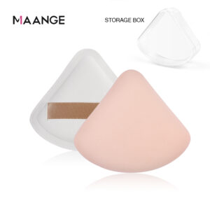 MAANGE Makeup Puff Triangle Avec Boite 1 Pièce