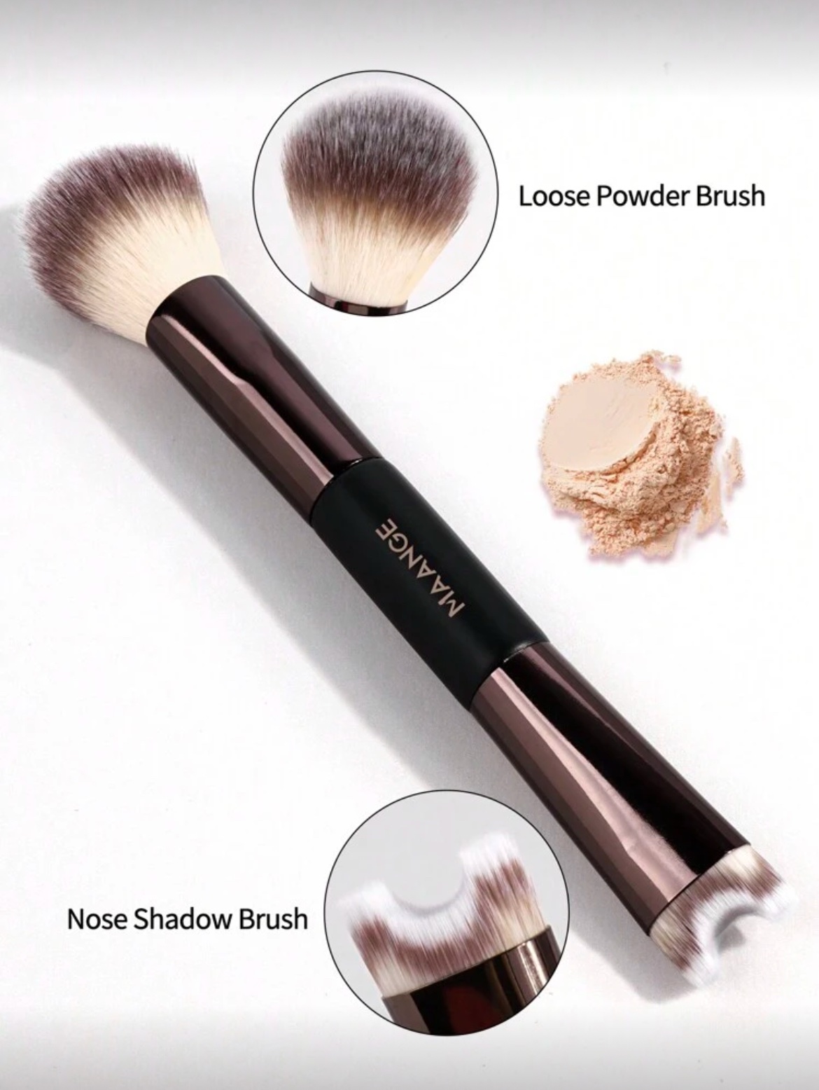 MAANGE Pro Single Double-End Makeup Brush MAANGE Pro Single Double-End Makeup Brush