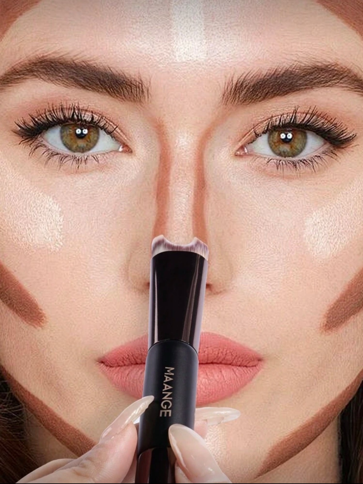 MAANGE Pro Single Double-End Makeup Brush MAANGE Pro Single Double-End Makeup Brush