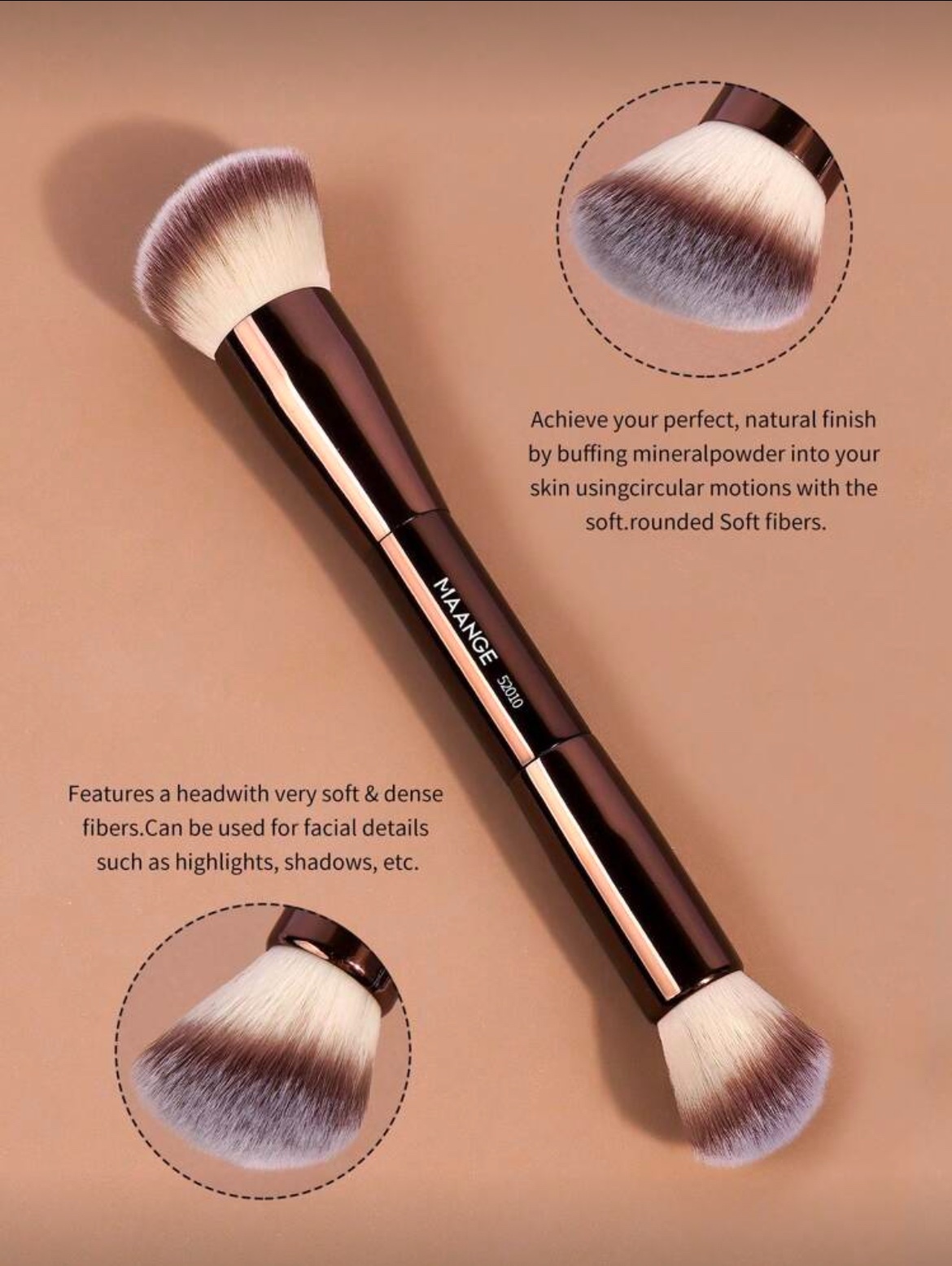 MAANGE MakeUp Brush Set De 16 Pièces With BAG
