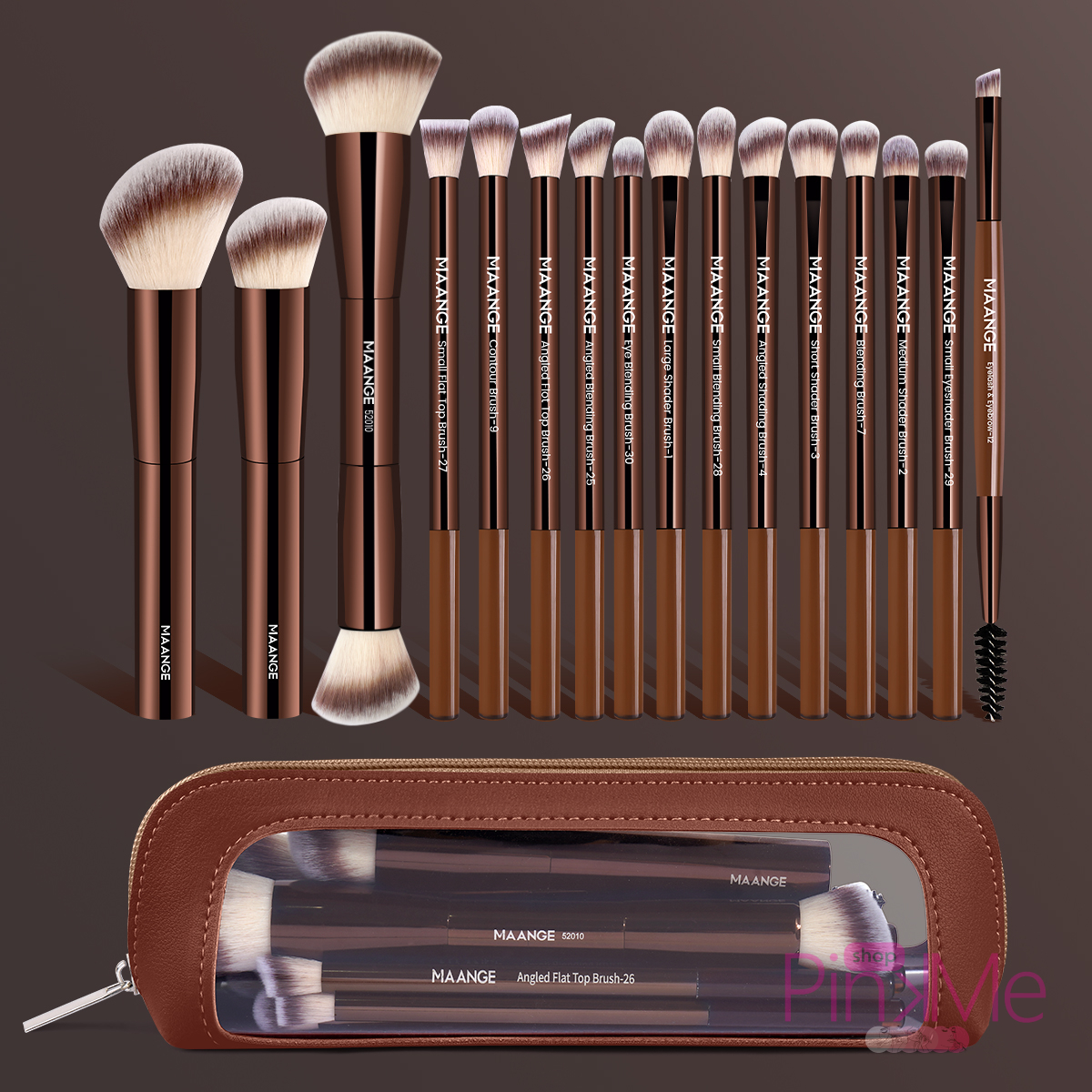 MAANGE MakeUp Brush Set De 16 Pièces With BAG