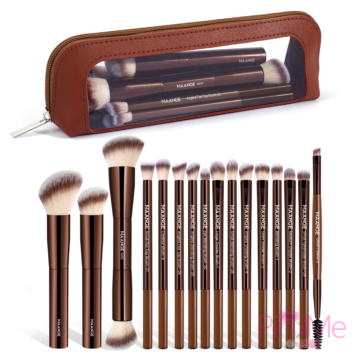 MAANGE MakeUp Brush Set De 16 Pièces With BAG