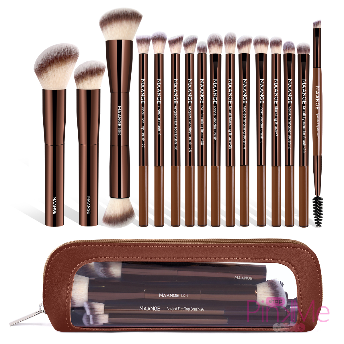 MAANGE MakeUp Brush Set De 16 Pièces With BAG