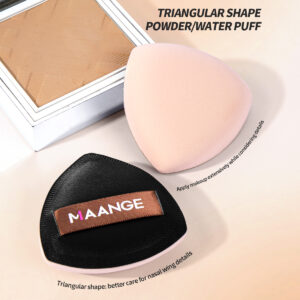 MAANGE Makeup Puff Triangle Avec Boite 1 Pièce