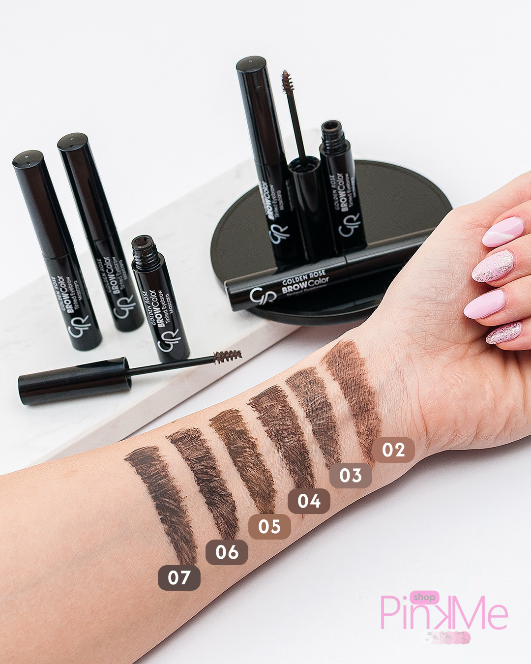 Golden Rose Brow Color Tinted Eyebrow Mascara Golden Rose Brow Color Tinted Eyebrow Mascara