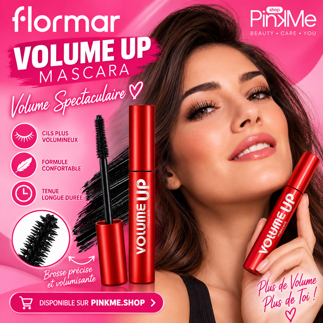 Flormar Volume Up Mascara – Volume Spectaculaire 15 Flormar Volume Up Mascara – Volume Spectaculaire – Image 15