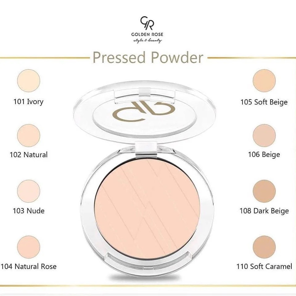 Golden Rose Pressed Powder
