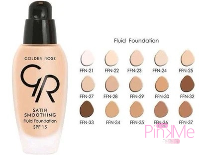 Golden Rose Satin Smoothing Fluid Foundation