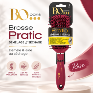 BO Paris Brosse À Cheveux Pratic Démêlage / Séchage – Brosse Démêlante Essentielle - Thumbnail Image 1