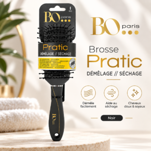 BO Paris Brosse À Cheveux Pratic Démêlage / Séchage – Brosse Démêlante Essentielle - Thumbnail Image 3