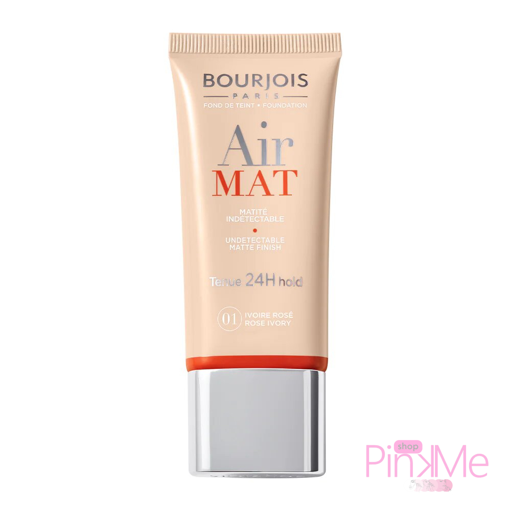 Bourjois Fond De Teint Air Mat 24 H – Fond De Teint Mat Parfait