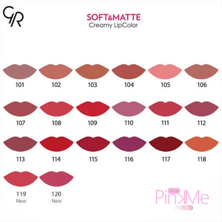 Golden Rose Soft & Matte Creamy Lip Color