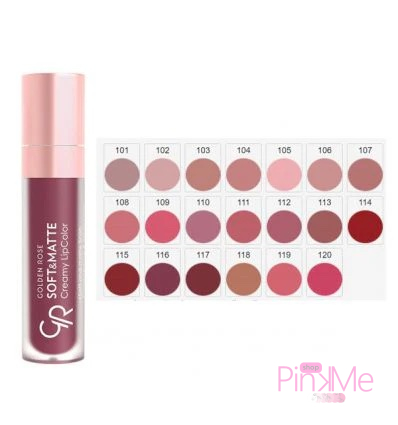 Golden Rose Soft & Matte Creamy Lip Color