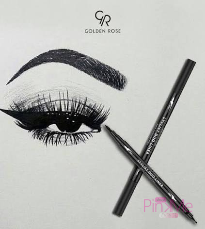 Golden Rose Stylist Duo Liner 2 in 1 Eyeliner Pen