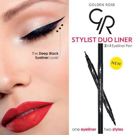 Golden Rose Stylist Duo Liner 2 in 1 Eyeliner Pen