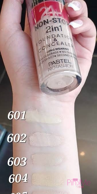 Pastel Profashion 24H Non-Stop 2in1 Foundation & Concealer