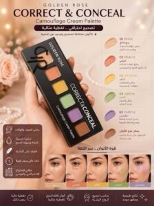Golden Rose Correct & Conceal Camouflage Cream Palette