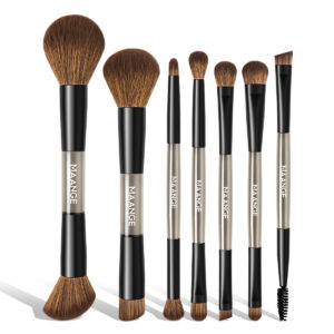 MAANGE Kit 7 Pinceaux De Maquillage à Double Embout Avec Trousse MAANGE Kit 7 Pinceaux De Maquillage à Double Embout Avec Trousse