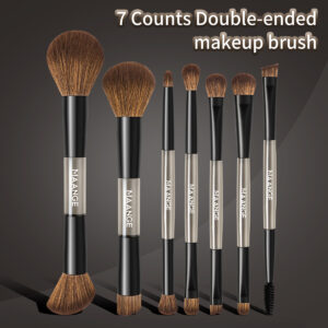 MAANGE Kit 7 Pinceaux De Maquillage à Double Embout Avec Trousse MAANGE Kit 7 Pinceaux De Maquillage à Double Embout Avec Trousse