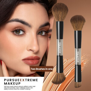 MAANGE Kit 7 Pinceaux De Maquillage à Double Embout Avec Trousse MAANGE Kit 7 Pinceaux De Maquillage à Double Embout Avec Trousse