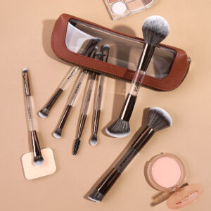 MAANGE Kit 7 Pinceaux De Maquillage à Double Embout Avec Trousse MAANGE Kit 7 Pinceaux De Maquillage à Double Embout Avec Trousse