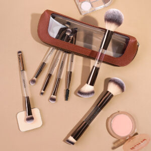 MAANGE Kit 7 Pinceaux De Maquillage à Double Embout Avec Trousse MAANGE Kit 7 Pinceaux De Maquillage à Double Embout Avec Trousse