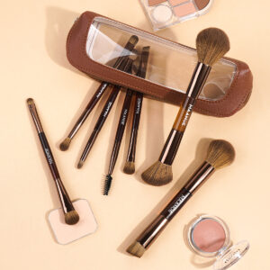MAANGE Kit 7 Pinceaux De Maquillage à Double Embout Avec Trousse MAANGE Kit 7 Pinceaux De Maquillage à Double Embout Avec Trousse