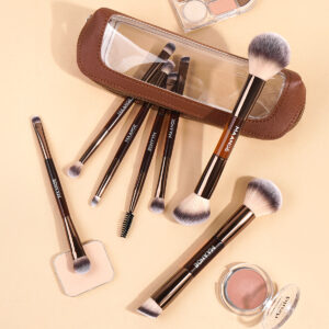 MAANGE Kit 7 Pinceaux De Maquillage à Double Embout Avec Trousse MAANGE Kit 7 Pinceaux De Maquillage à Double Embout Avec Trousse