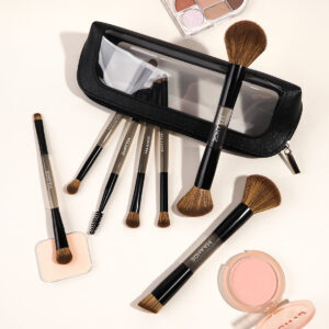 MAANGE Kit 7 Pinceaux De Maquillage à Double Embout Avec Trousse MAANGE Kit 7 Pinceaux De Maquillage à Double Embout Avec Trousse