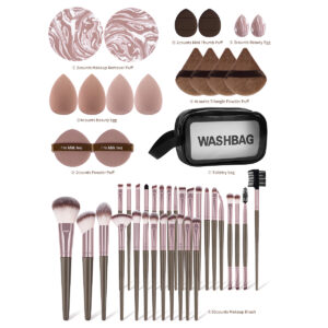 MAANGE Kit 30 Pinceaux et 16 Outils De Maquillage Et Trousse MAANGE Kit 30 Pinceaux et 16 Outils De Maquillage Et Trousse