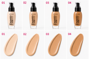 DDONNA Naked Skin Foundation A Swatches DDONNA Naked Skin Foundation A Swatches