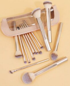 MAANGE Trousse Pour Pinceaux De Maquillage avec Fenêtre Transparente
