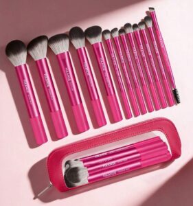 MAANGE Trousse Pour Pinceaux De Maquillage avec Fenêtre Transparente