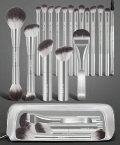 MAANGE Trousse Pour Pinceaux De Maquillage avec Fenêtre Transparente