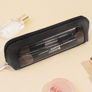 MAANGE Trousse Pour Pinceaux De Maquillage avec Fenêtre Transparente