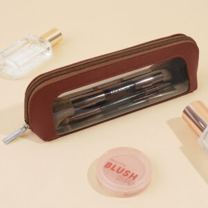 MAANGE Trousse Pour Pinceaux De Maquillage avec Fenêtre Transparente
