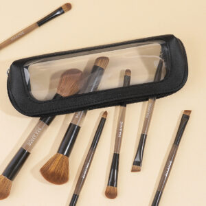 MAANGE Trousse Pour Pinceaux De Maquillage avec Fenêtre Transparente