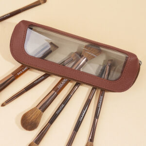 MAANGE Trousse Pour Pinceaux De Maquillage avec Fenêtre Transparente