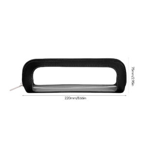 MAANGE Trousse Pour Pinceaux De Maquillage avec Fenêtre Transparente