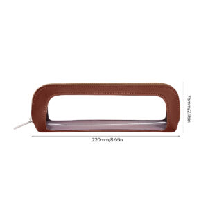 MAANGE Trousse Pour Pinceaux De Maquillage avec Fenêtre Transparente