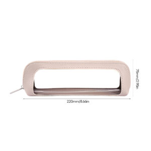 MAANGE Trousse Pour Pinceaux De Maquillage avec Fenêtre Transparente