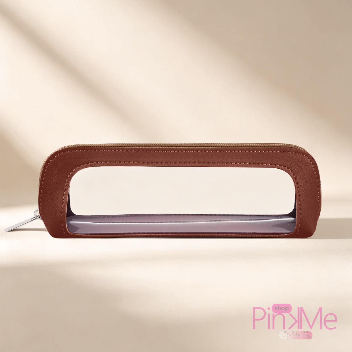 MAANGE Trousse Pour Pinceaux De Maquillage avec Fenêtre Transparente