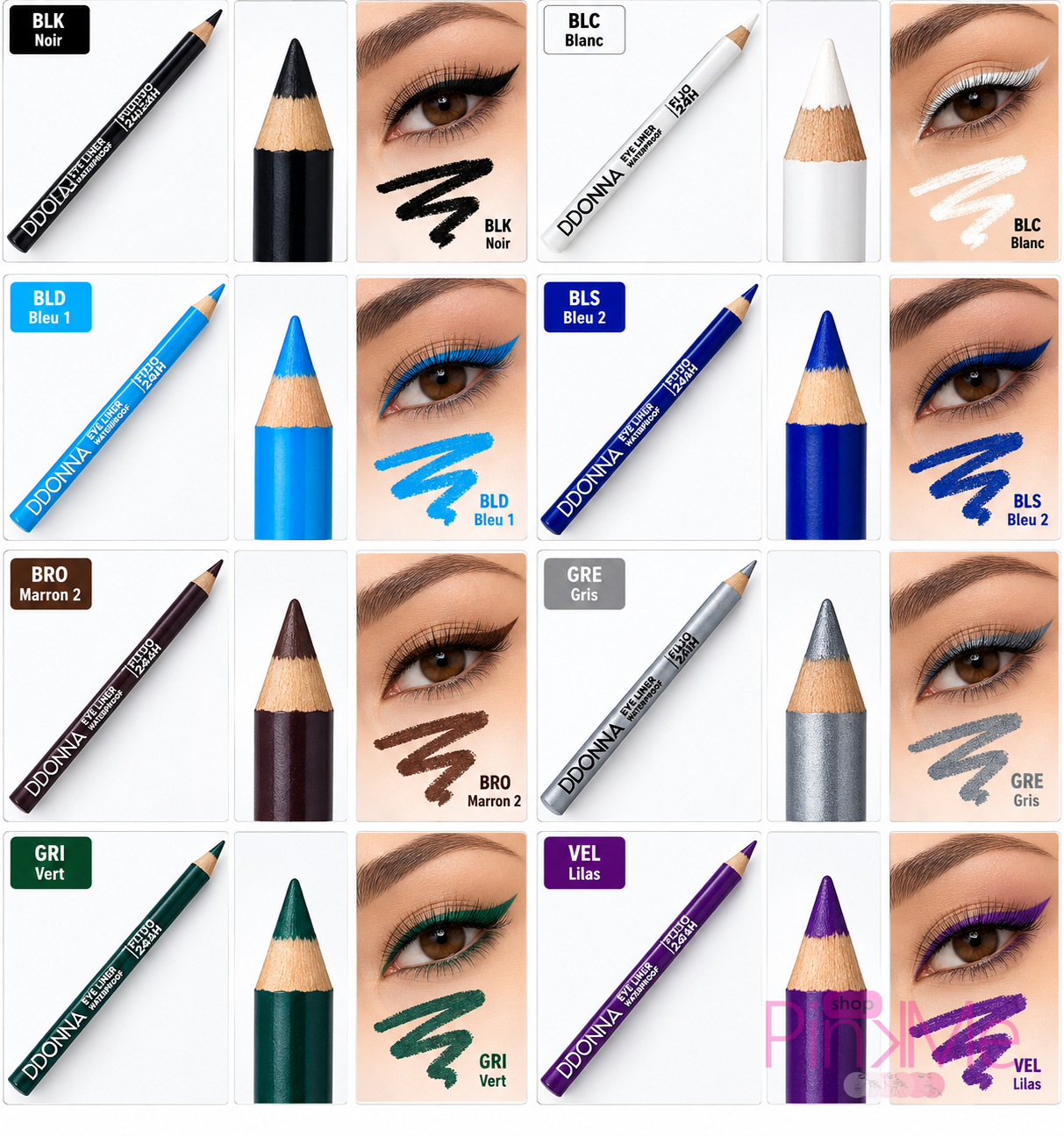 D’DONNA Eye Pencil Liner Waterproof Fijo 24H