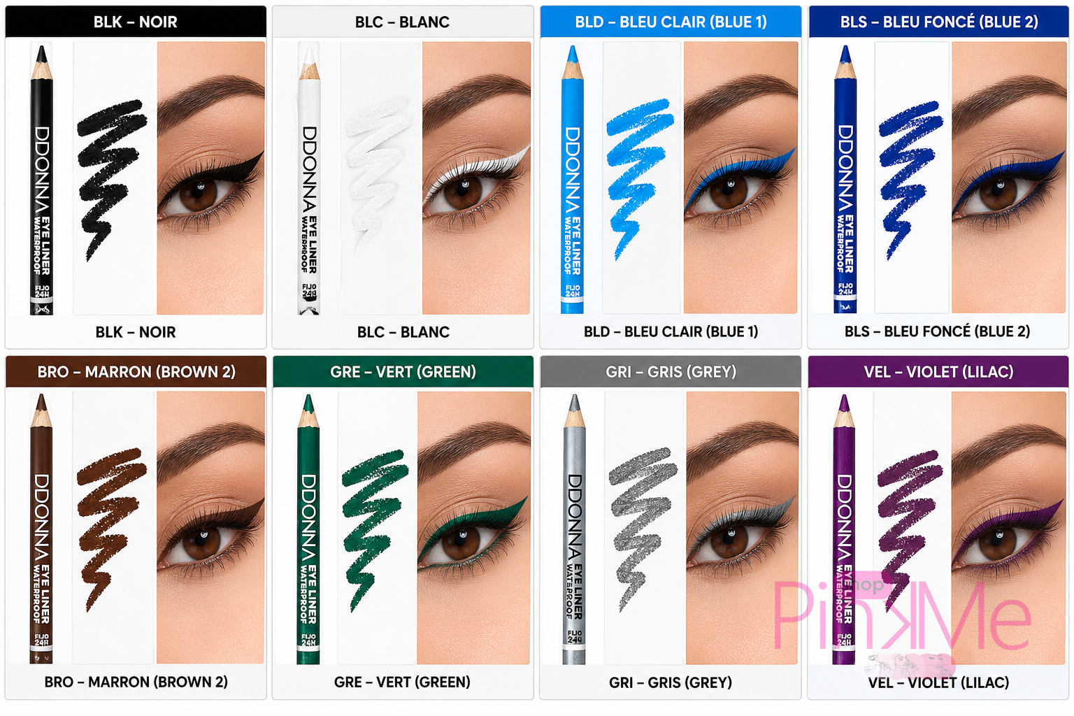D’DONNA Eye Pencil Liner Waterproof Fijo 24H
