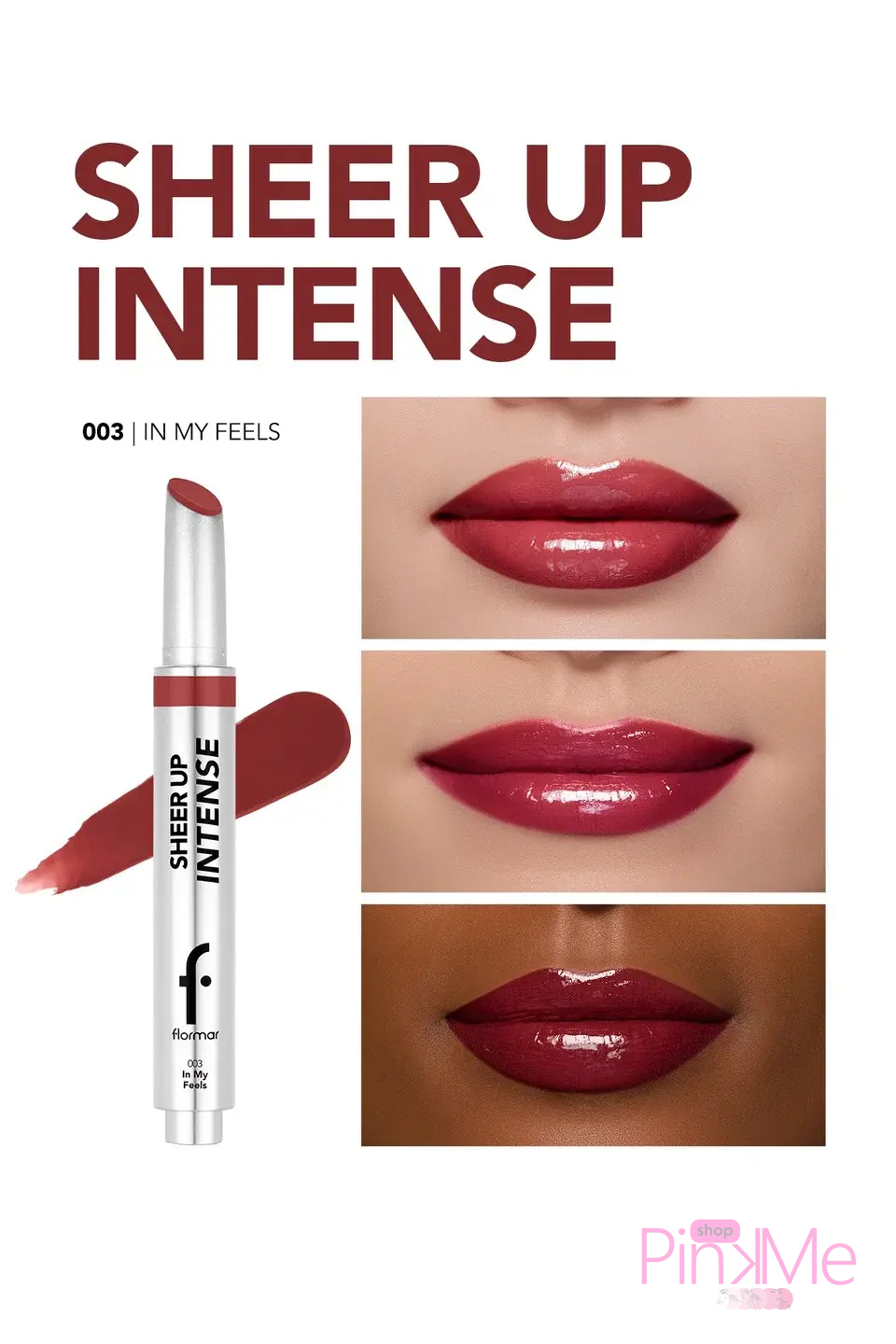 Flormar Sheer Up Intense Lipstick Flormar Sheer Up Intense Lipstick