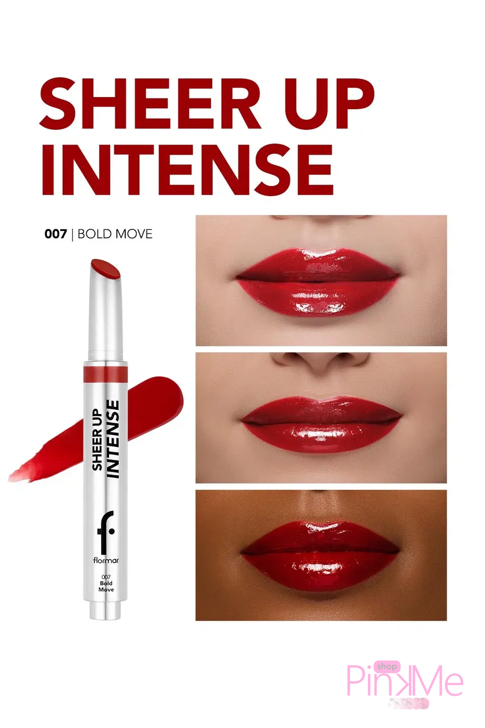 Flormar Sheer Up Intense Lipstick Flormar Sheer Up Intense Lipstick